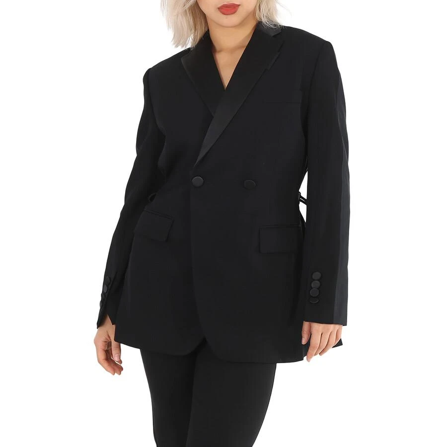 商品Burberry|Black Wool And Taffeta Cut-out Back Tuxedo Jacket,价格¥3072,第1张图片