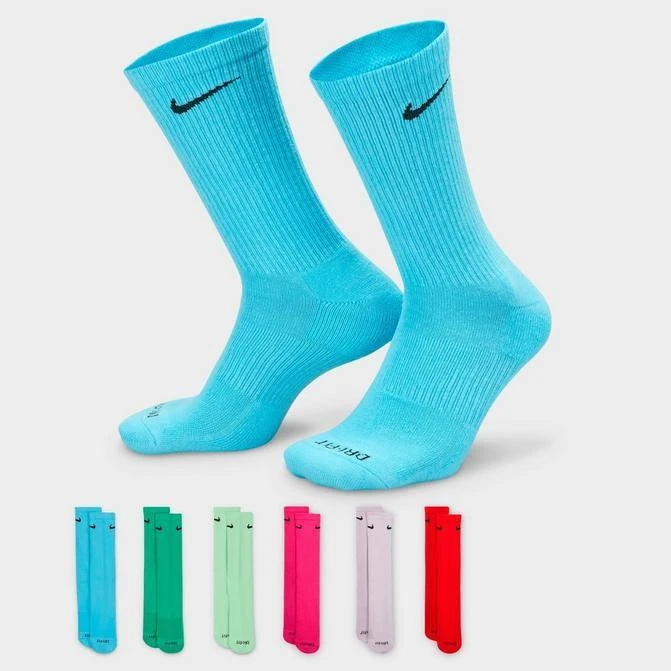 商品NIKE|Nike Everyday Plus Cushioned Crew Training Socks (6-Pack),价格¥157,第1张图片