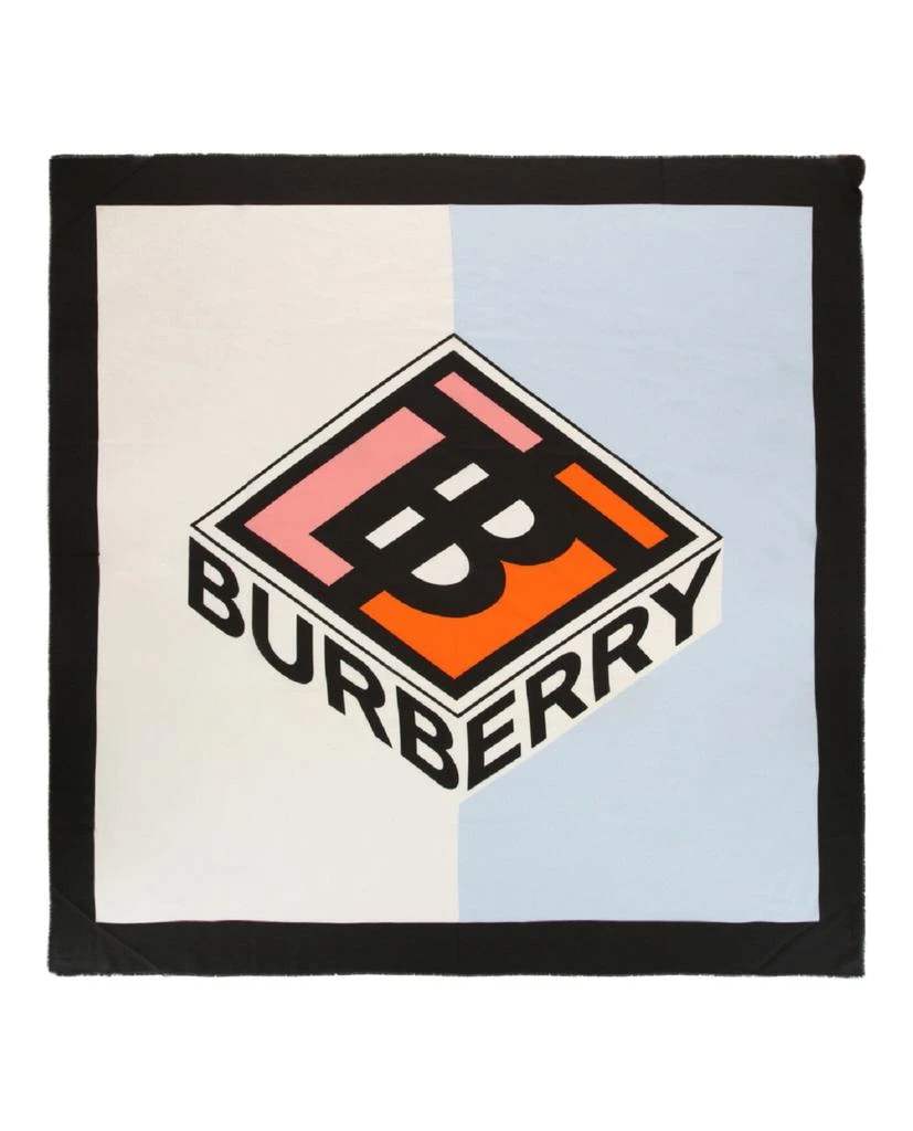 商品Burberry|Monogram Box Logo Silk Scarf,价格¥2003,第1张图片