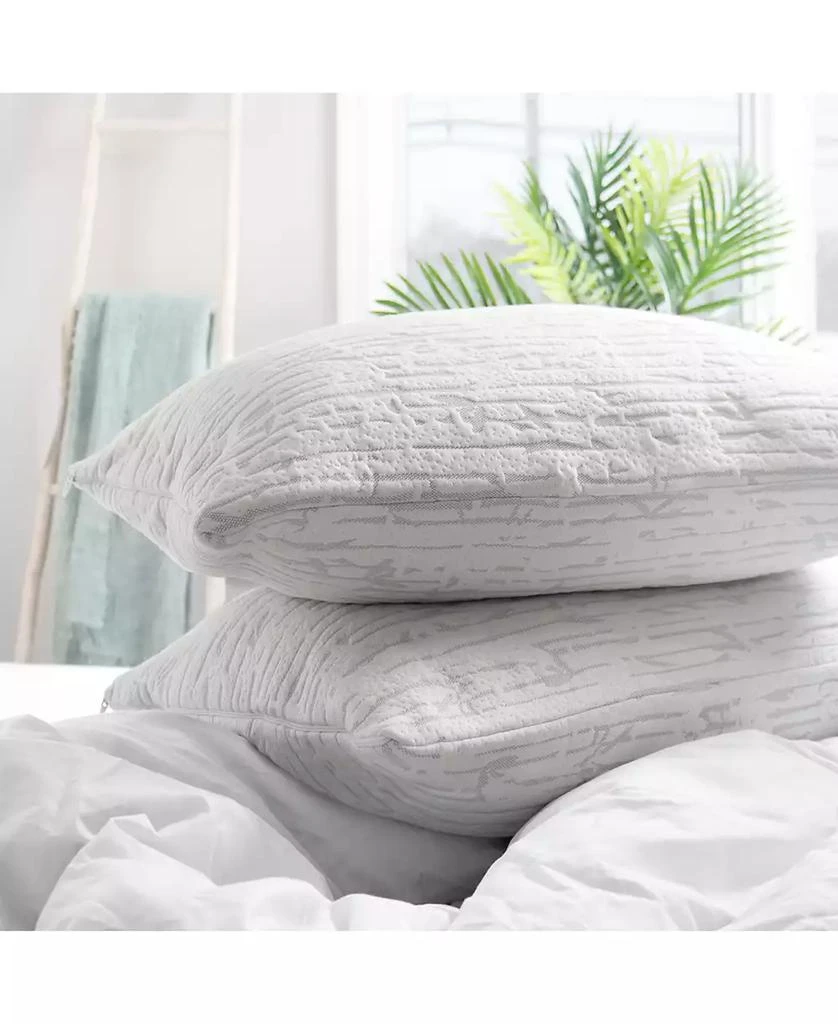 商品Clara Clark|Shredded Memory Foam Pillow, Queen, Set of 4,价格¥539,第2张图片详细描述
