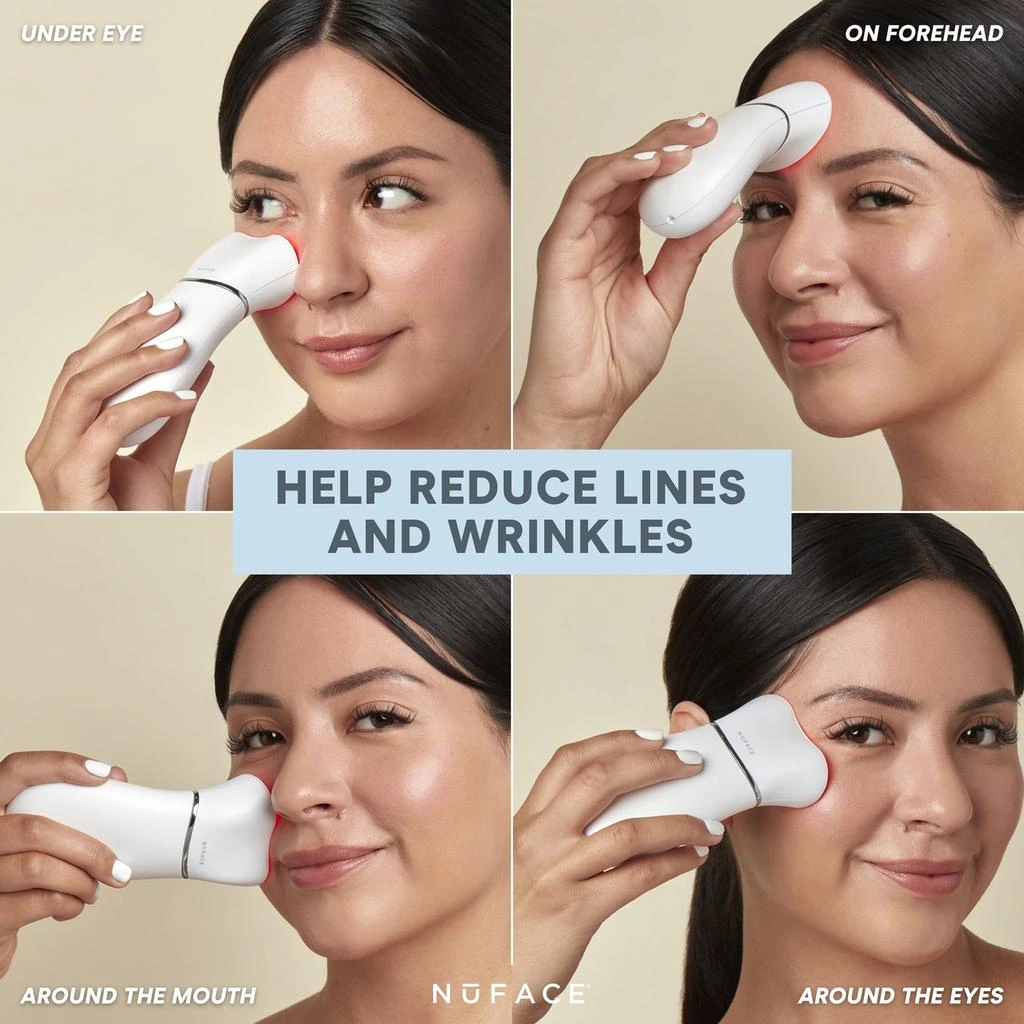 NuFACE Trinity+ Red Light and Wrinkle Reducer Attachment Set 商品