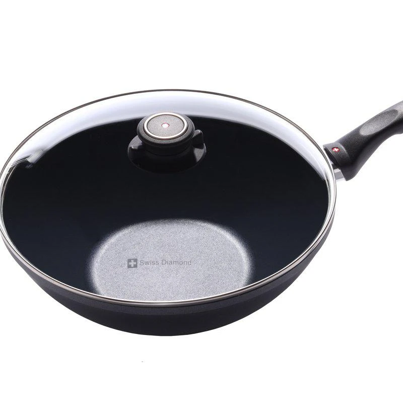商品Swiss Diamond|Nonstick Wok with Lid, 11 Inch,价格¥1422,第1张图片