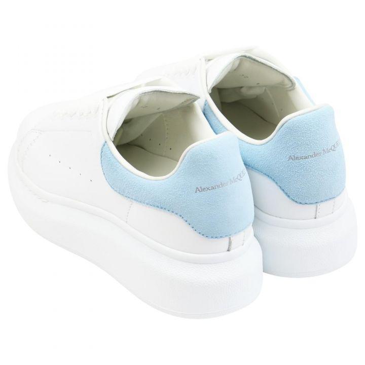 商品Alexander McQueen|麦昆白蓝相间的厚底运动鞋,价格¥1488,第5张图片详细描述