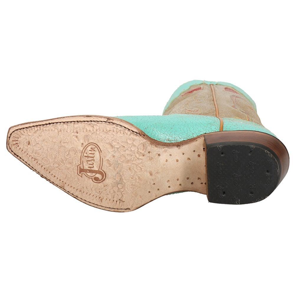 商品Justin Boots|Mosaic Graphic Pointed Toe Cowboy Boots,价格¥968,第7张图片详细描述