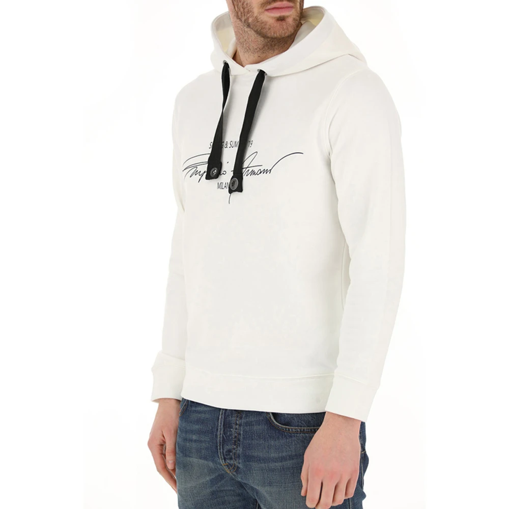 EMPORIO ARMANI 白色男士卫衣/帽衫 3G1ML1-1JHUZ-F108 商品