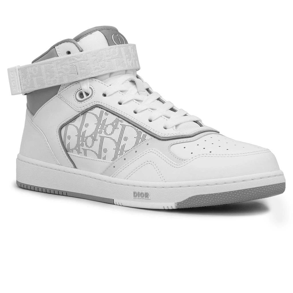 商品Dior|Dior B27 Oblique White High Top Sneaker,价格¥8075,第2张图片详细描述