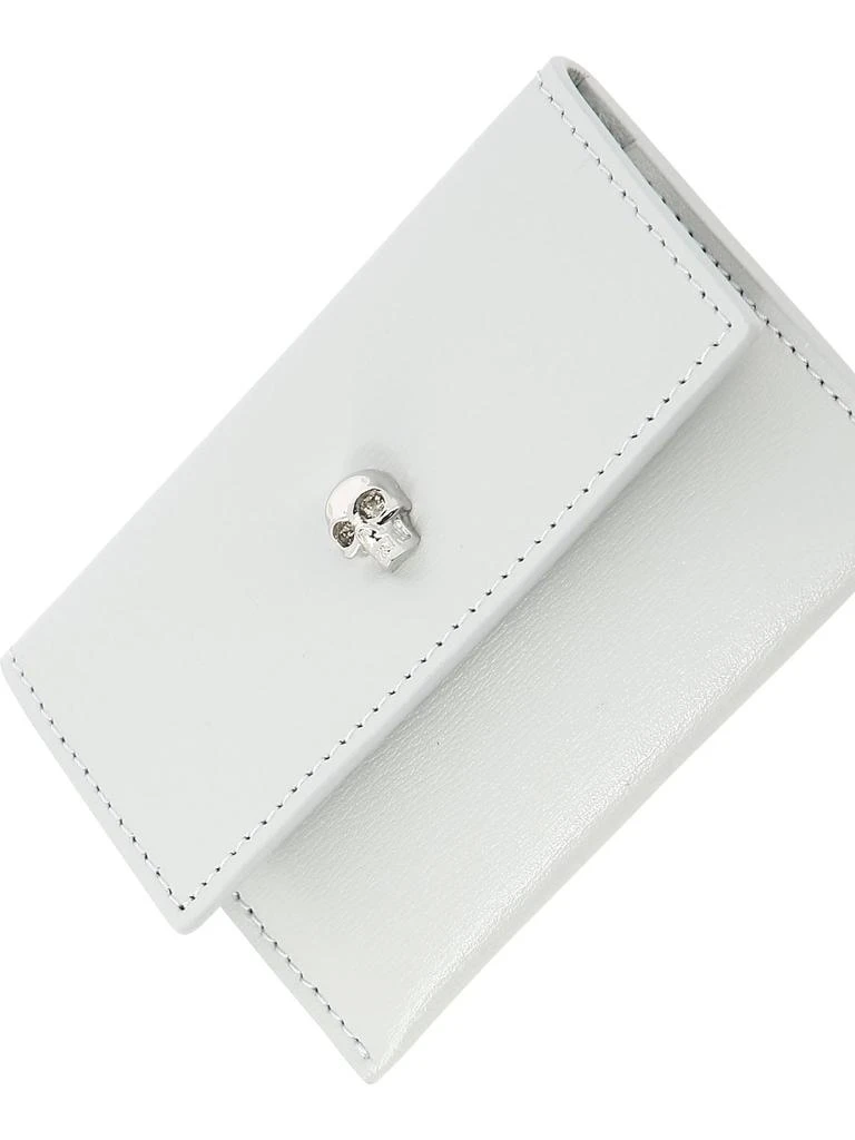 商品Alexander McQueen|Skull Wallets & Card Holders Grey,价格¥998,第4张图片详细描述