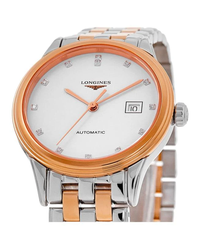 商品Longines|Longines Flagship Automatic 30mm White Diamond Dial Two Tone  Women's Watch L4.374.3.99.7,价格¥12313,第2张图片详细描述