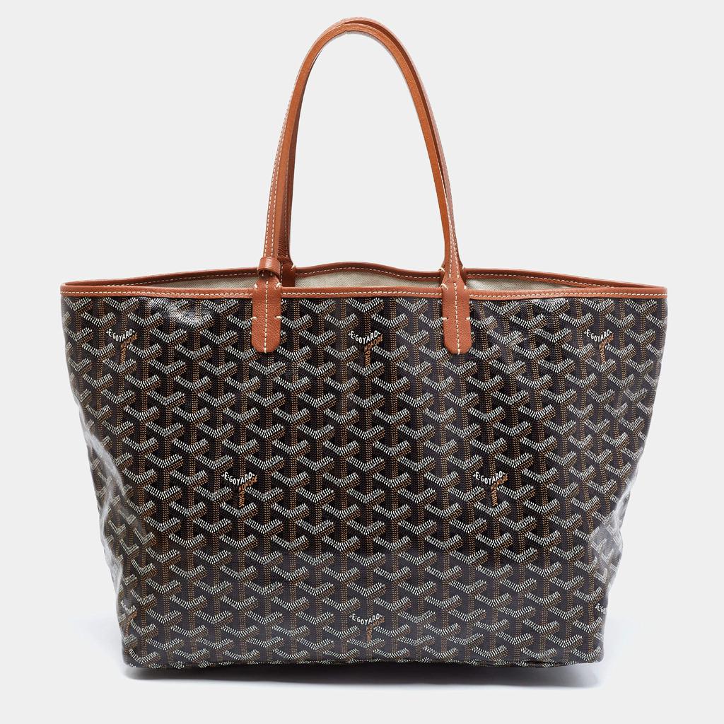 Goyard Brown Goyardine Coated Canvas and Leather Saint Louis PM Tote商品第1张图片规格展示