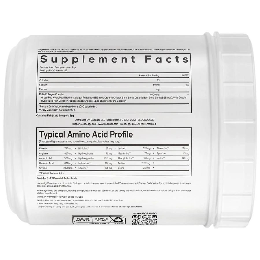 Multi Collagen Protein Powder Peptides Unflavored 商品