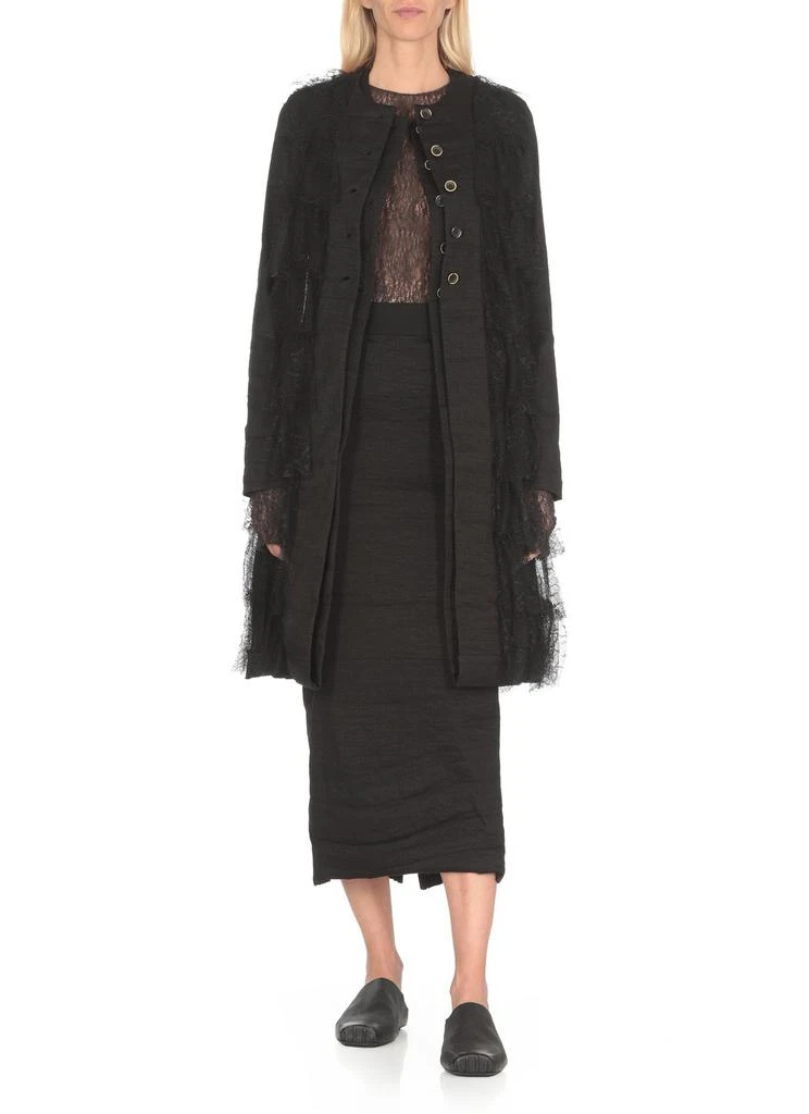 商品Uma Wang|Uma Wang Rear Slit Glow Skirt,价格¥3335,第4张图片详细描述