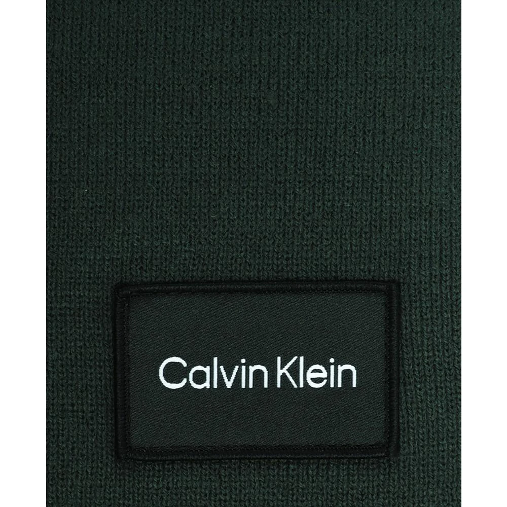 商品Calvin Klein|Men's Woven Patch Logo Scarf,价格¥214,第3张图片详细描述