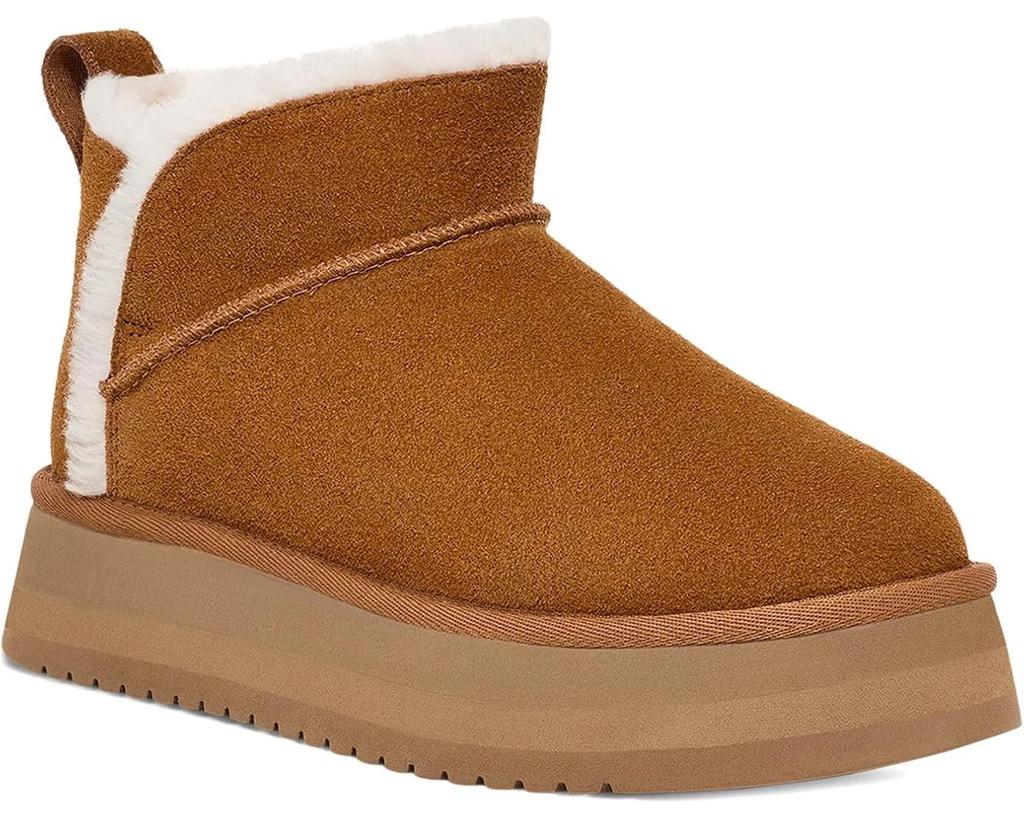 Koola Ultra Mini Damenstiefel 1158590-CHE Braunes Wildleder UWU902 image 2
