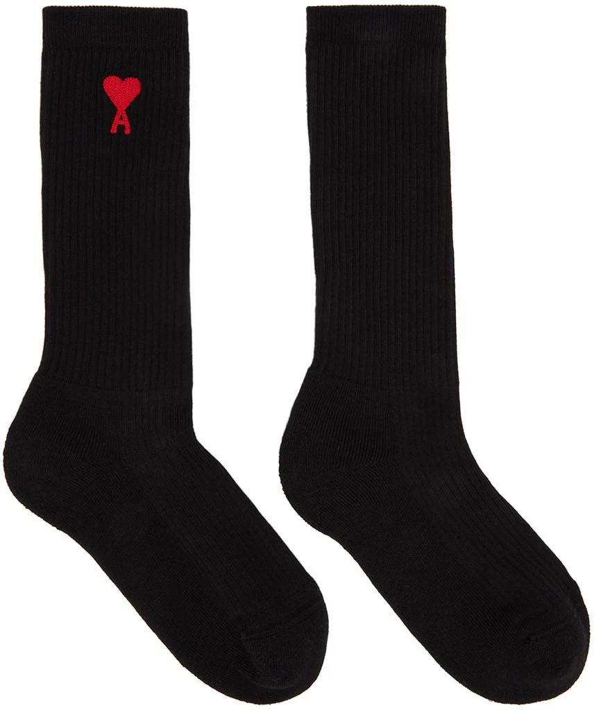 商品AMI|Three-Pack Multicolor Ami de Cœur Socks,价格¥499,第2张图片详细描述