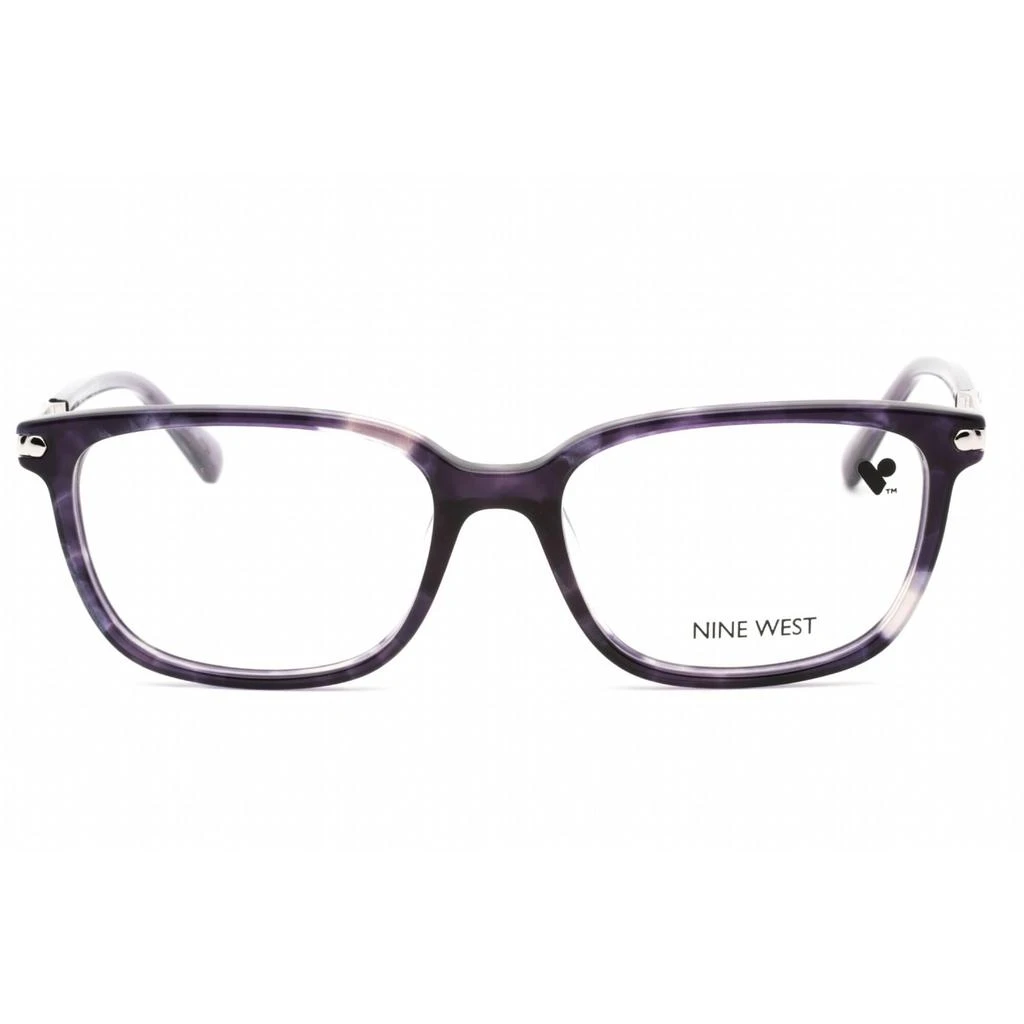 商品Nine West|Nine West Women's Eyeglasses - Iridescent Indigo Tortoise Frame | NW5207 247,价格¥204,第2张图片详细描述