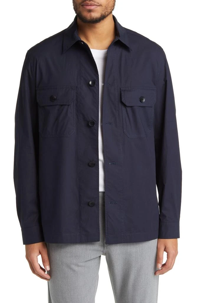 商品Hugo Boss|Carper Stretch Cotton Shirt Jacket,价格¥600,第1张图片