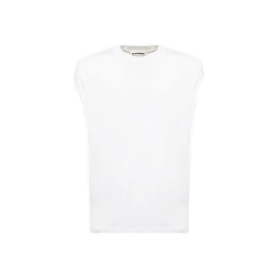 商品Jil Sander|Jil Sander Short-Sleeved Crewneck T-Shirt,价格¥910,第1张图片