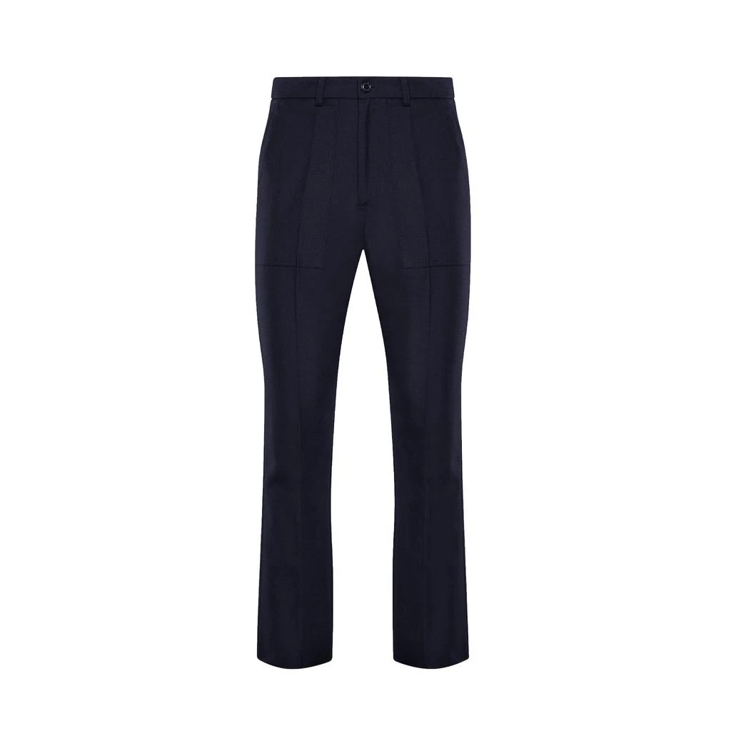 商品Moncler|Moncler Wool Blend Trousers,价格¥1831,第1张图片