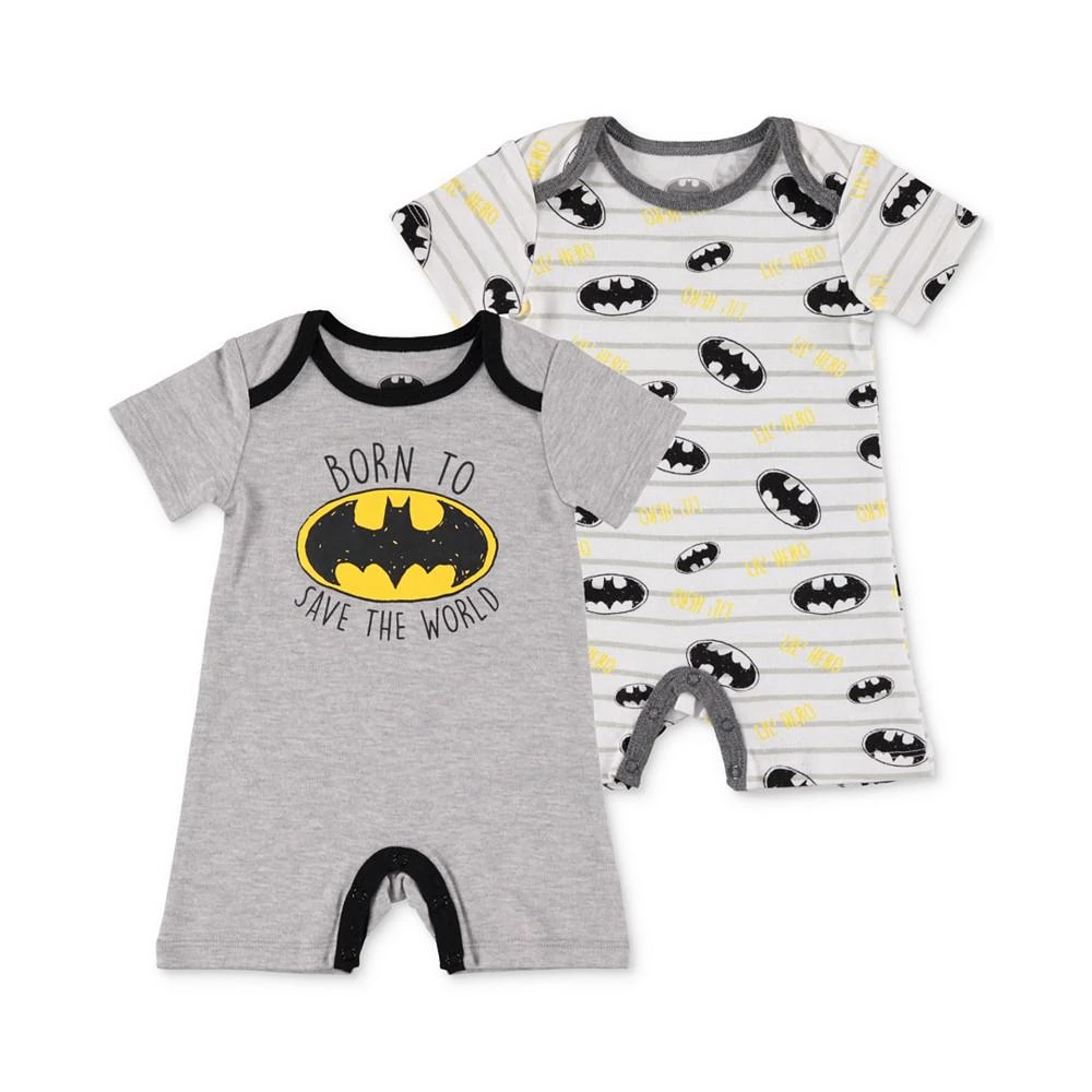 商品Happy Threads|Baby Boys Batman Print Rompers, Pack of 2,价格¥64,第1张图片