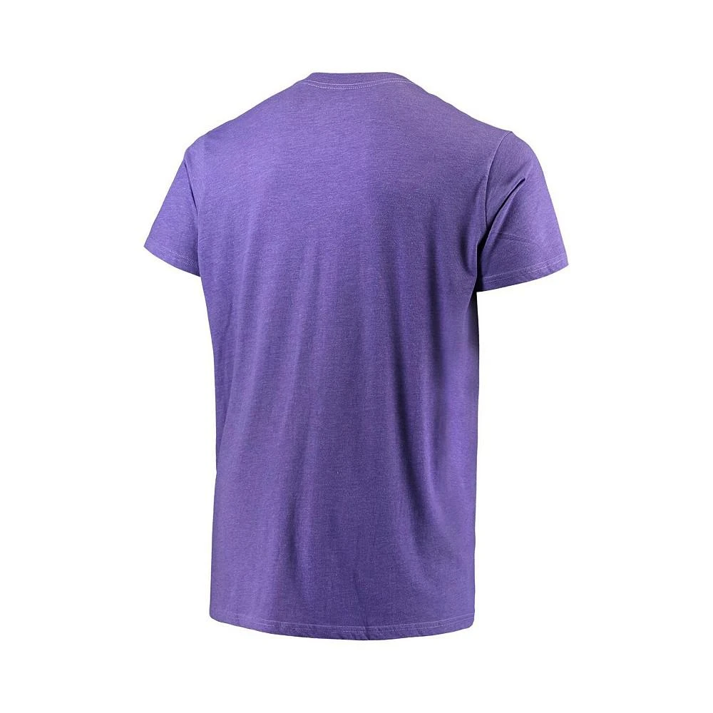 商品The Original Retro Brand|Men's Purple Kansas State Wildcats Big and Tall Mock Twist T-shirt,价格¥297,第2张图片详细描述