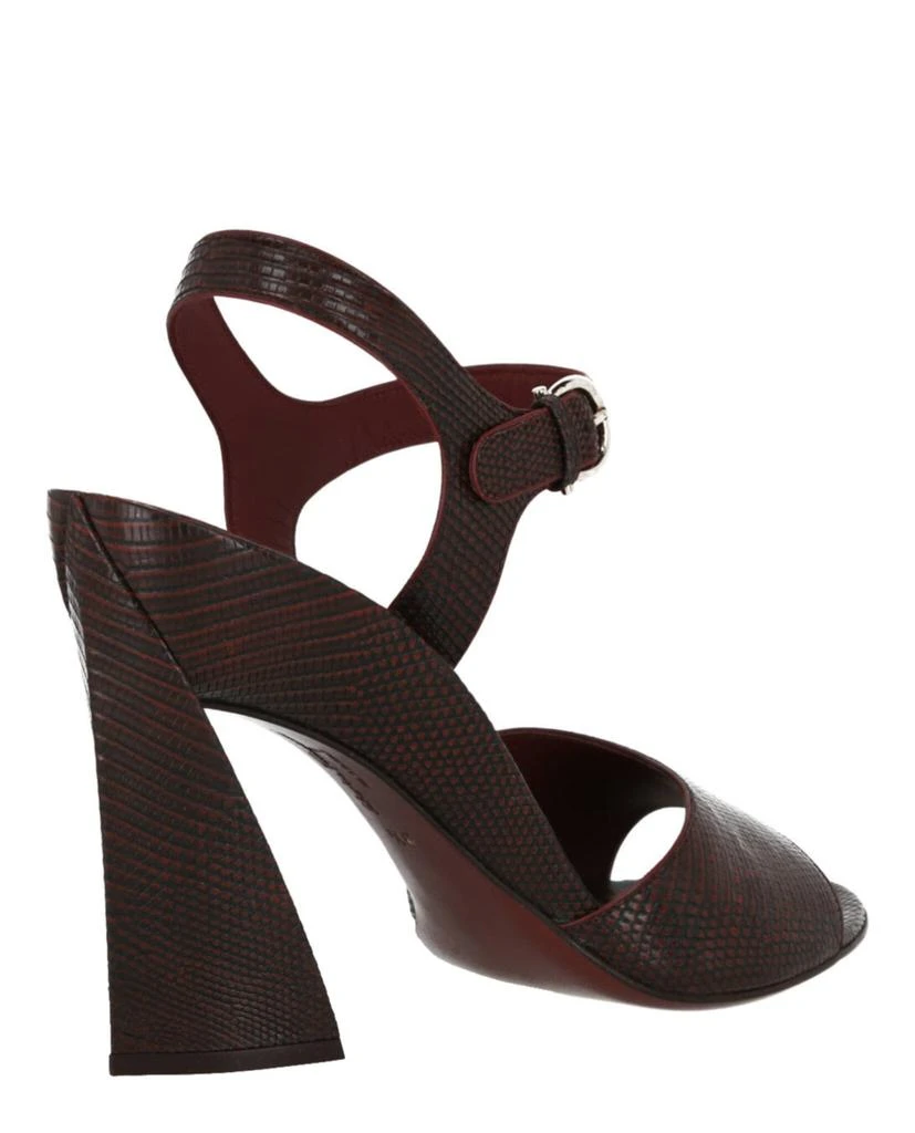 商品Salvatore Ferragamo|Aede Lizard Embossed Heel Sandal,价格¥5938,第2张图片详细描述