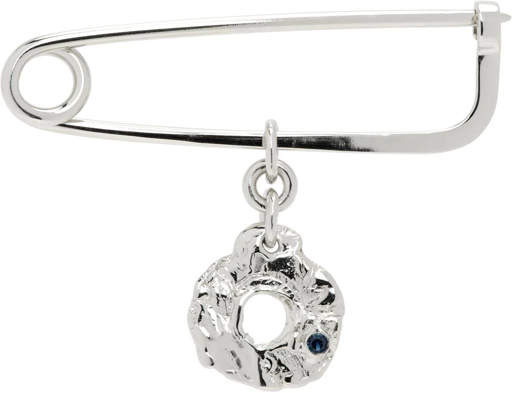 商品Vasiliki|SSENSE Exclusive Silver Cycladics Brooch,价格¥3812,第1张图片