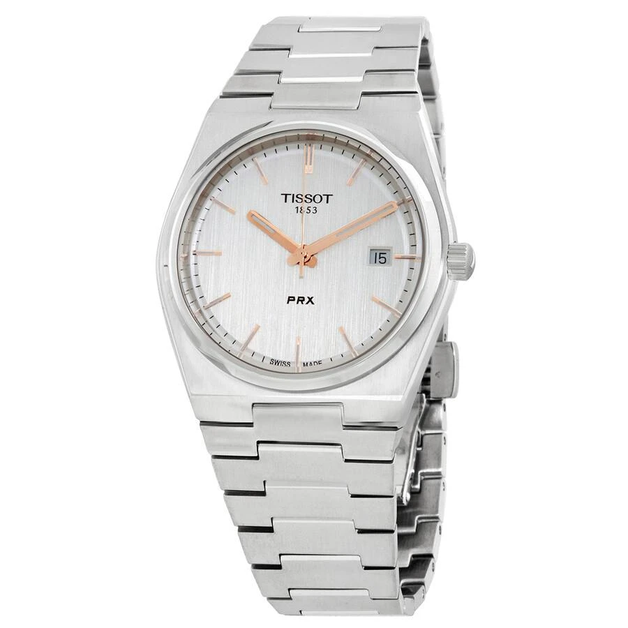 商品Tissot|PRX Quartz Silver Dial Men's Watch T137.410.11.031.00,价格¥2183,第1张图片