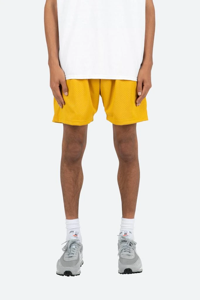 商品MNML|Classic Mesh Shorts - Yellow,价格¥182,第1张图片