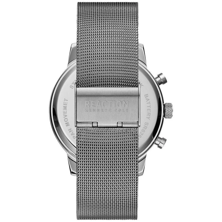 商品Kenneth Cole|Men's Chronograph Sport Stainless Steel Mesh Bracelet Watch 44mm,价格¥486,第3张图片详细描述