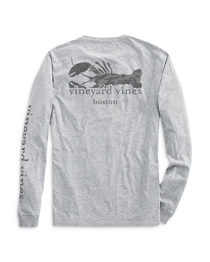 商品Vineyard Vines|Boston Long Sleeve Tonal Icon Logo Pocket Tee,价格¥277,第1张图片