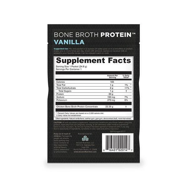 商品Ancient Nutrition|Bone Broth Protein® | - Single Serving 15 Count,价格¥417,第3张图片详细描述