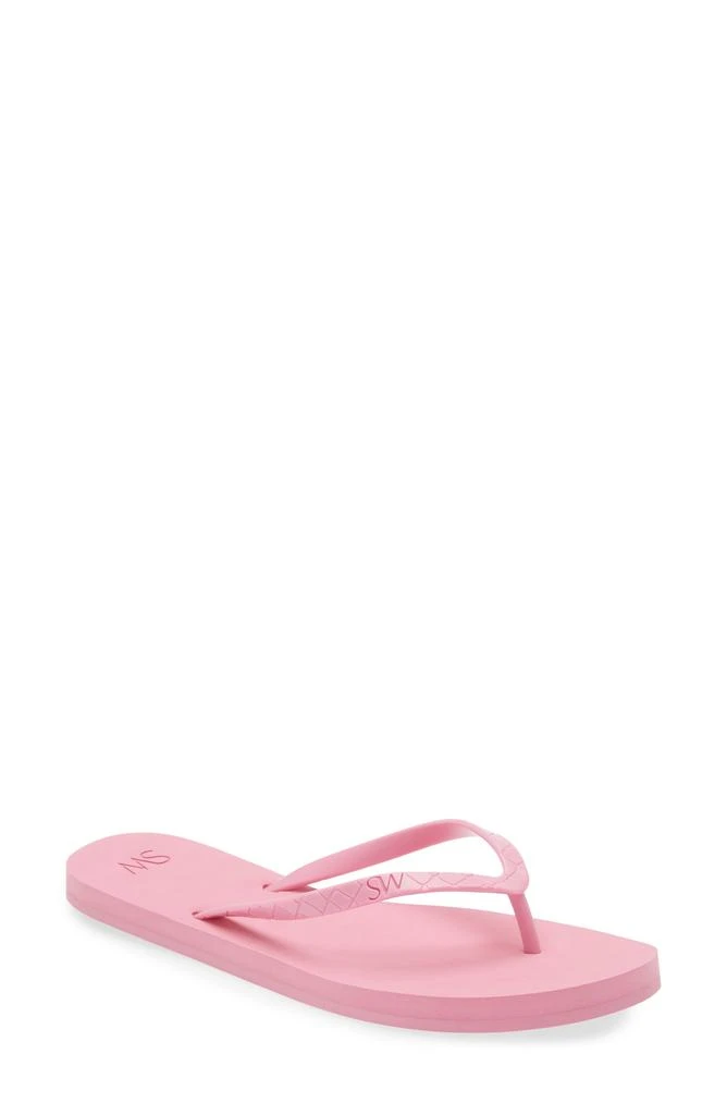 商品Stuart Weitzman|Embossed Flip Flop,价格¥102,第1张图片