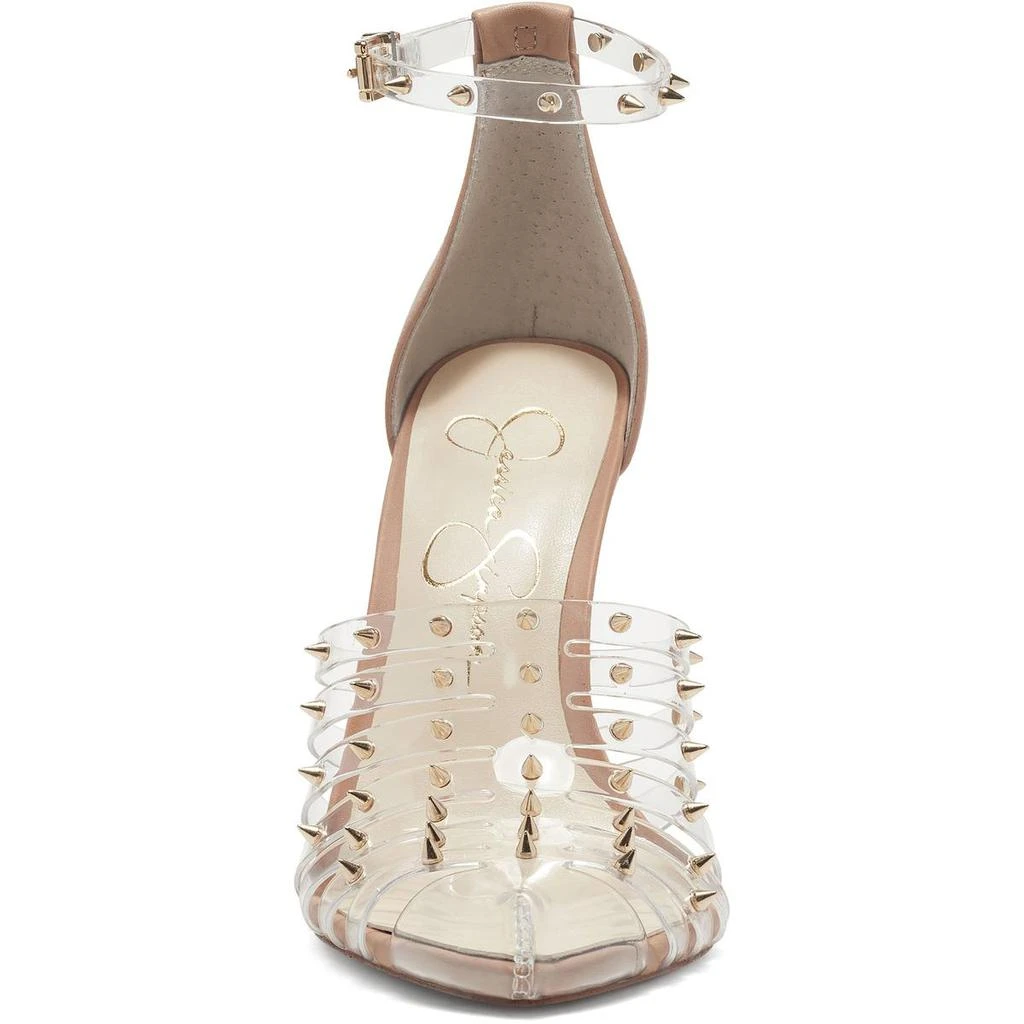 商品Jessica Simpson|Jessica Simpson Westah Women's Studded Faux Leather Caged Dress Heels,价格¥178,第5张图片详细描述