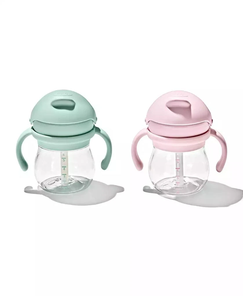 商品OXO|Tot Transitions 6 Oz Straw Cup with Handles - 2 Pack,价格¥171,第2张图片详细描述