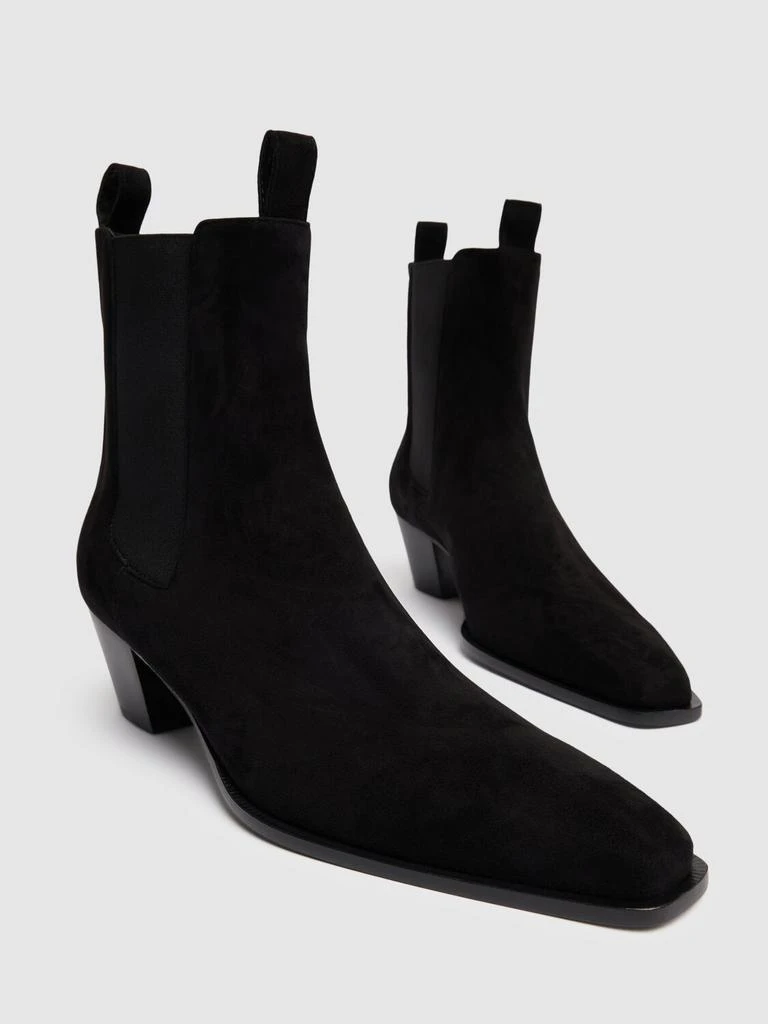 商品Totême|50mm The City Suede Ankle Boots,价格¥6801,第2张图片详细描述