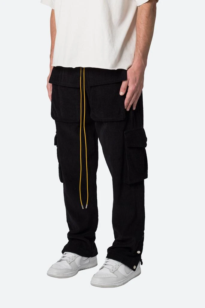 商品MNML|Corduroy Snap II Cargo Pants - Black,价格¥481,第2张图片详细描述