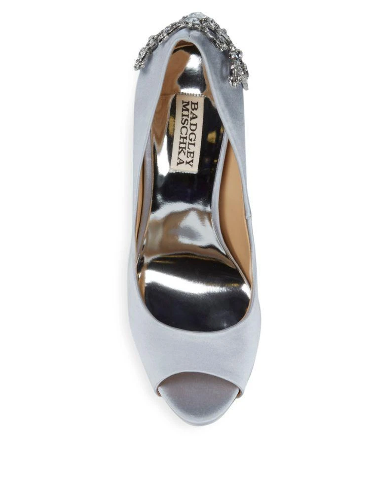 商品Badgley Mischka|Karolina 镶钻装饰高跟鞋,价格¥792,第4张图片详细描述