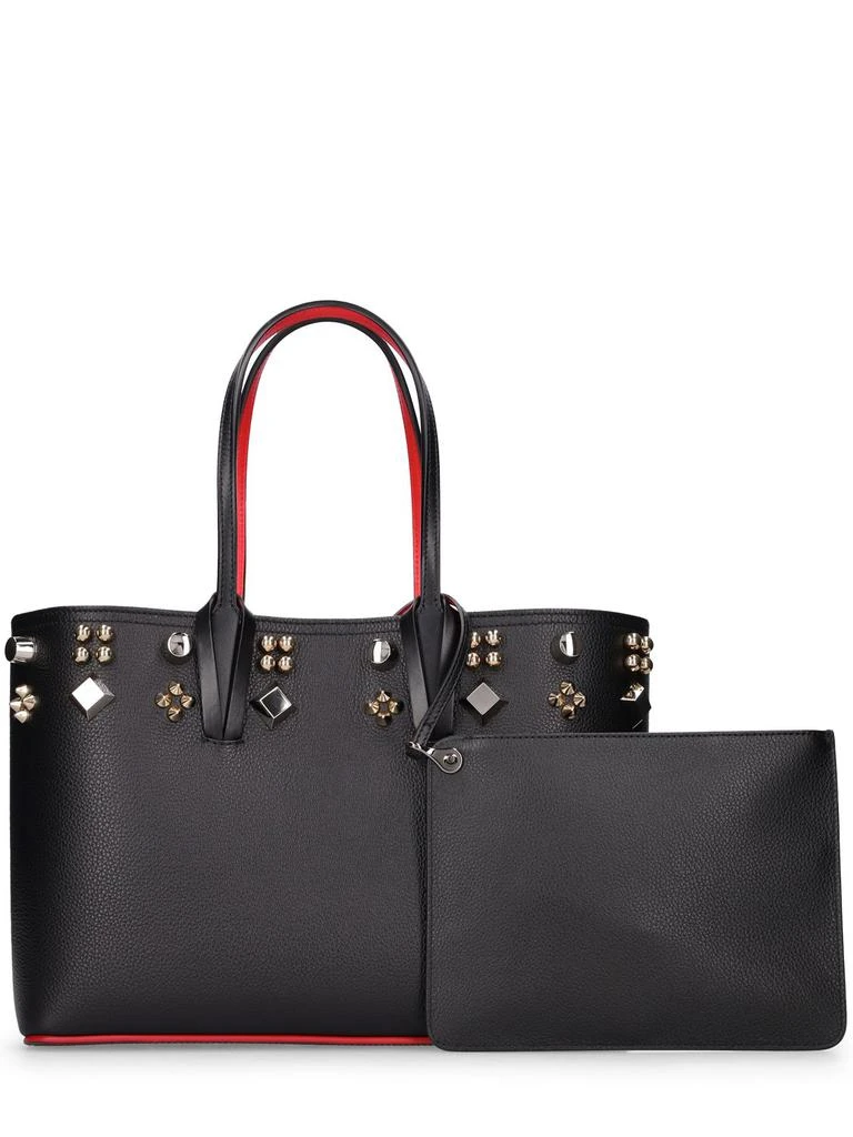 商品Christian Louboutin|Small Cabata Spiked Leather Tote Bag,价格¥12199,第1张图片