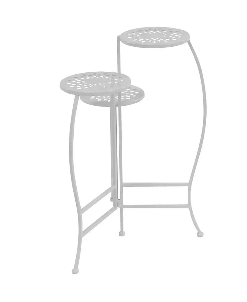 商品Rosemary Lane|Metal Indoor Outdoor 3 Tier Floral Plant Stand,价格¥497,第3张图片详细描述