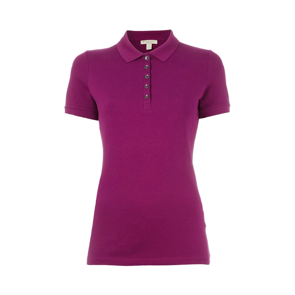 商品Burberry|BURBERRY 紫色女士POLO衫 4005453,价格¥934,第1张图片