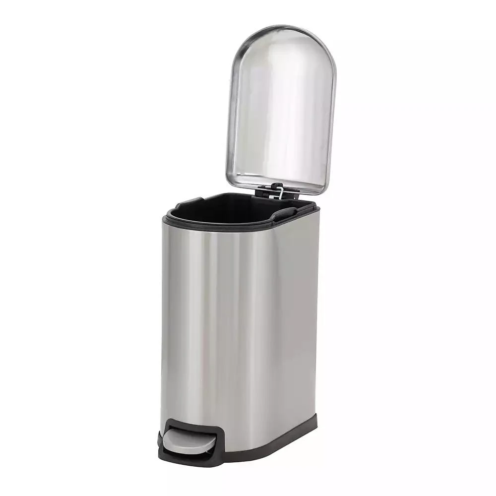 商品Household Essentials|Stainless Steel 10L Tuscany Narrow Trash Bin,价格¥1052,第3张图片详细描述