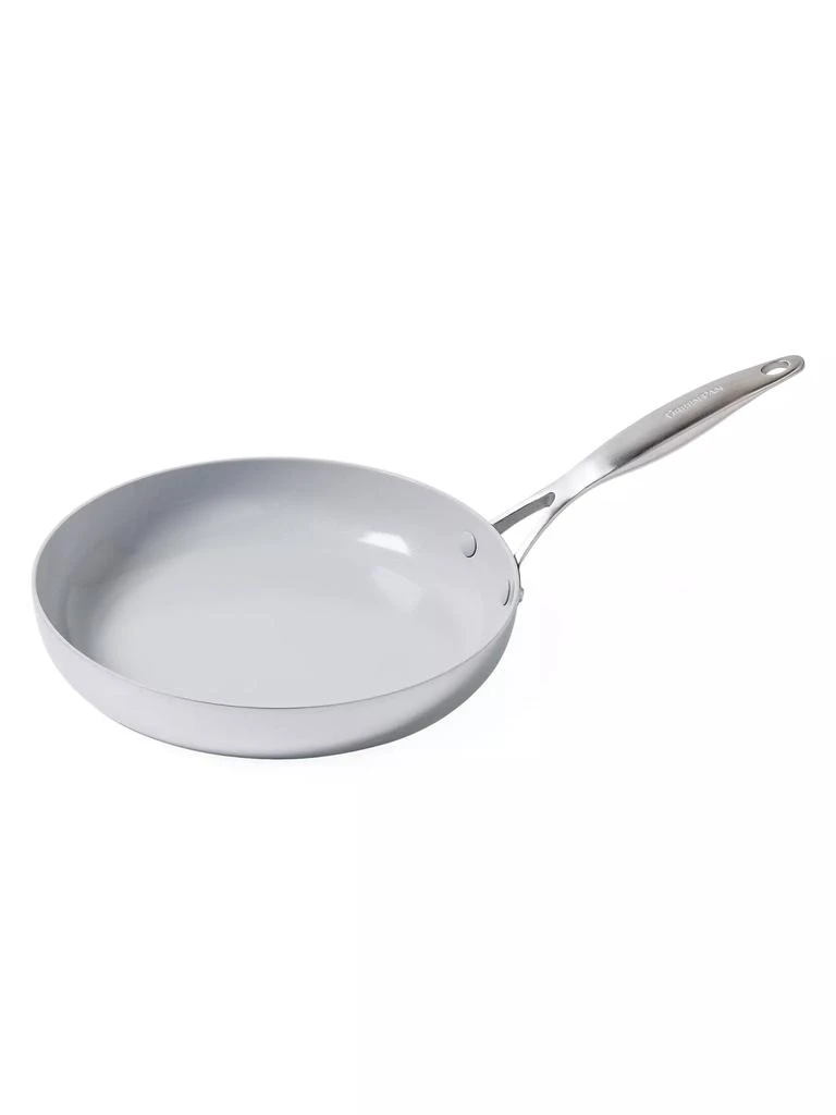 商品Greenpan|Venice Pro Stainless Steel & Ceramic Nonstick Fry Pan,价格¥524,第1张图片