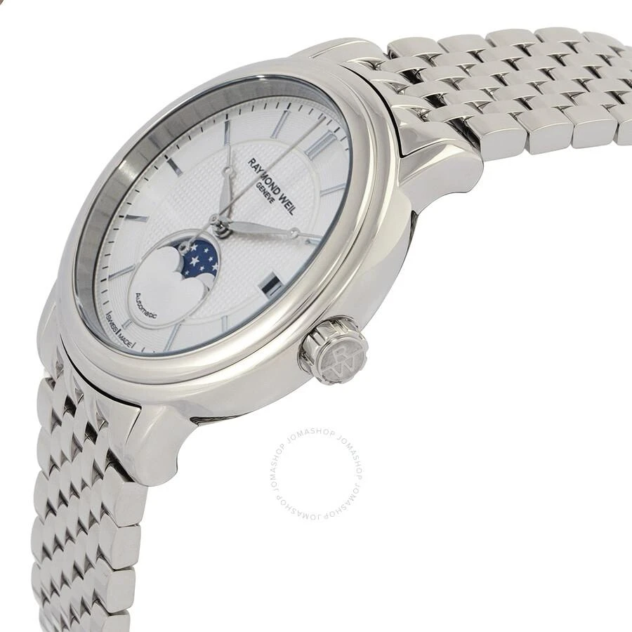 商品Raymond Weil|Maestro Automatic Moon Phase Silver Dial Men's Watch 2879-ST-65001,价格¥4450,第2张图片详细描述