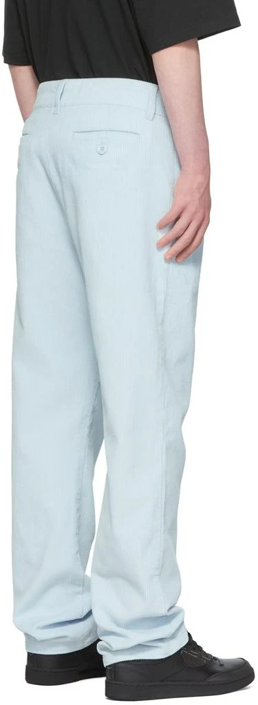 商品Drew House|SSENSE Exclusive Blue Cotton Trousers,价格¥514,第3张图片详细描述