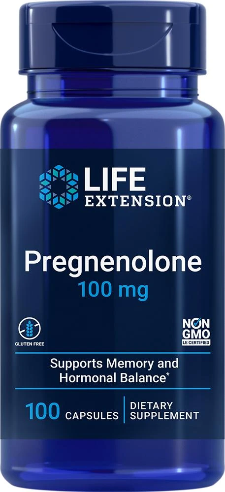 商品Life Extension|Life Extension Pregnenolone, 100 - 100 mg (100 mg, 100 capsules),价格¥133,第1张图片