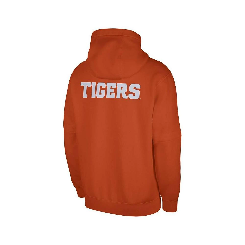 商品NIKE|Men's Orange Clemson Tigers Club Pullover Hoodie,价格¥525,第3张图片详细描述