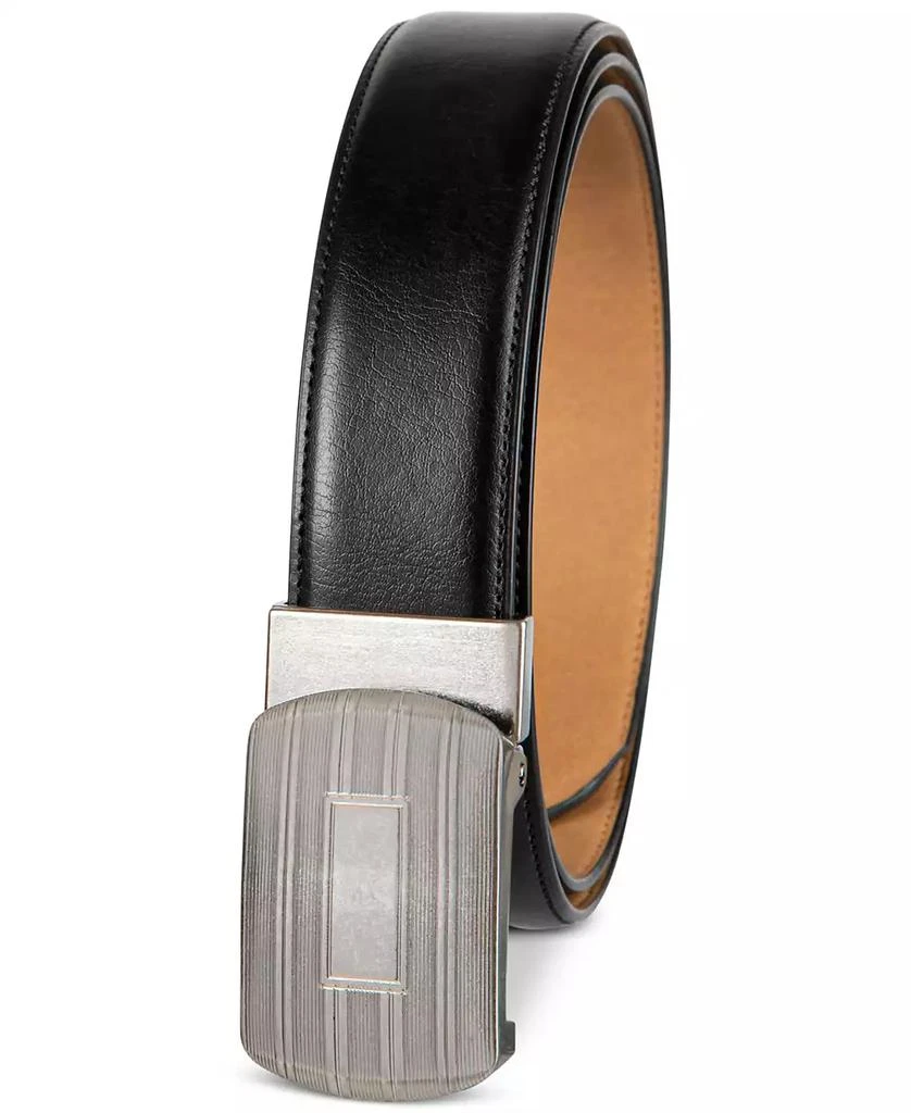 商品Club Room|Men's Plaque Buckle Belt, Created for Macy's,价格¥214,第2张图片详细描述