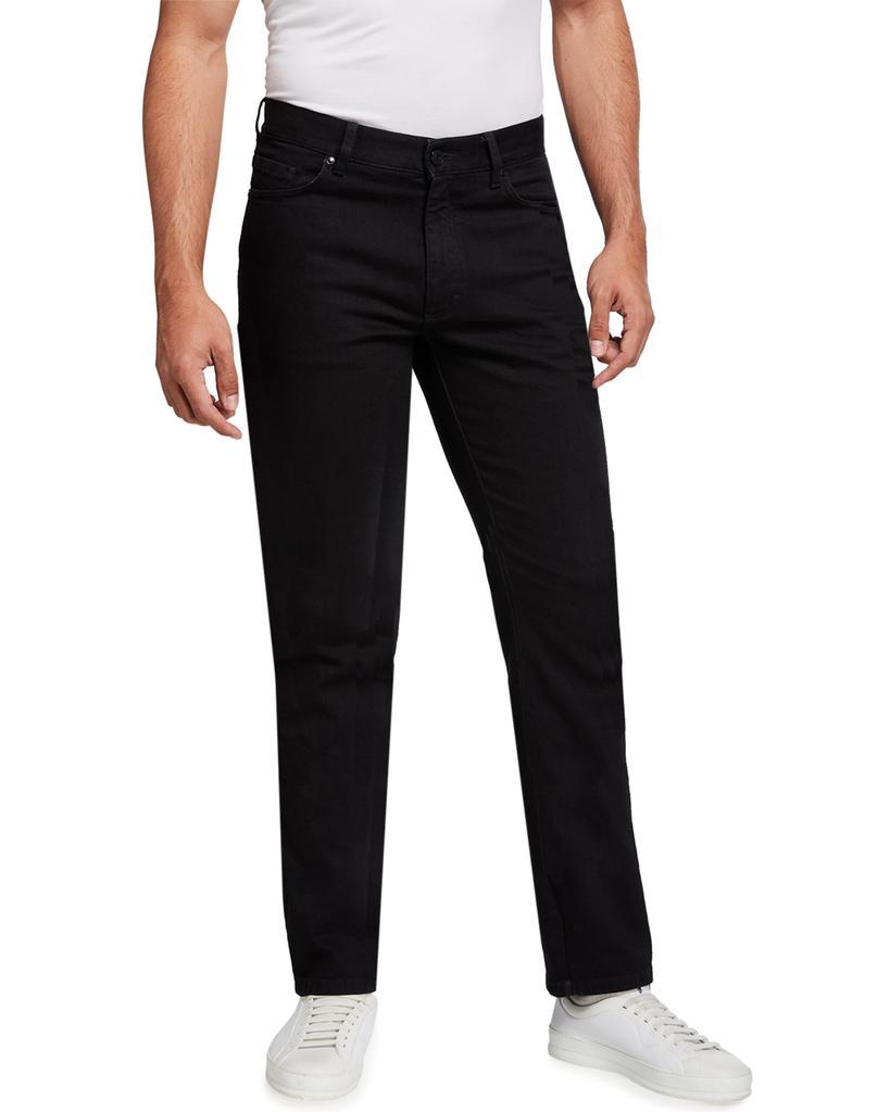 商品Zegna|Men's Straight-Leg Dark-Wash Regular-Fit Jeans,价格¥3215,第1张图片