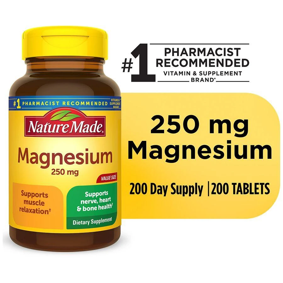 Nature Made Magnesium Oxide 250 mg Tablets 7