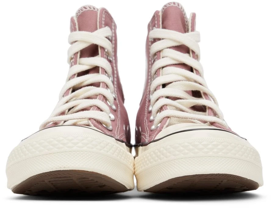 商品Converse|Pink Recycled Canvas Chuck 70 Hi Sneakers,价格¥341,第2张图片详细描述